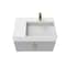 Castello Usa Amazon 30-inch Gray Right Vanity Set with White Top and Gold Handles CB-MC-30G-GLD-2056R-WH - alternate 4